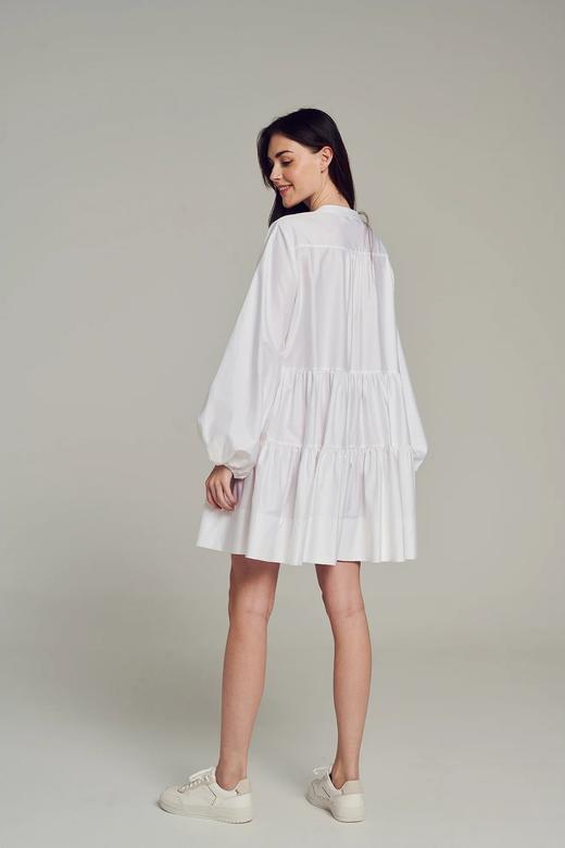 DEVOTION TWINS - Pesada Short Dress - College White 062  - 女装连身裙 - 白色 商品图2
