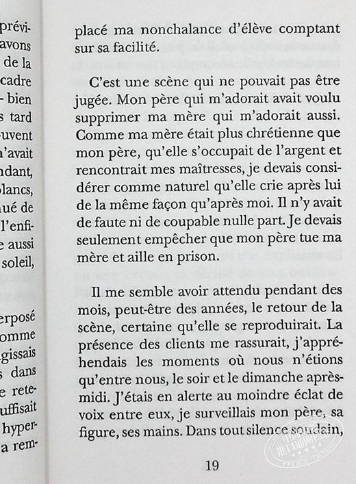 【中商原版】诺贝尔文学奖得主 安妮埃尔诺代表作 羞耻 羞愧 法文原版 La Honte Shame法文版 Annie Ernaux 商品图6