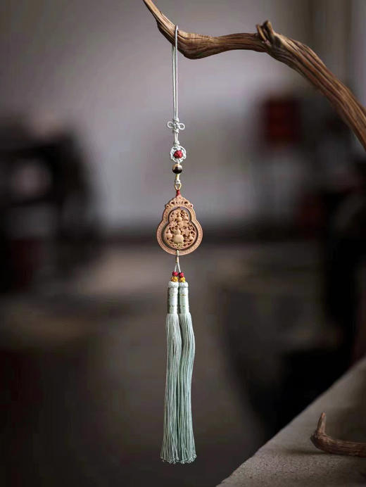 老山檀香葫芦挂件 商品图0