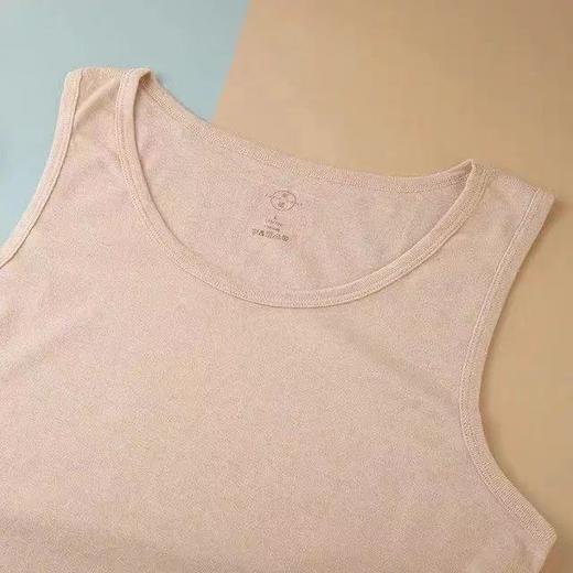 有机彩棉  男士背心 商品图2