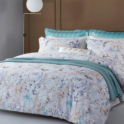 梦洁纯棉磨毛四件套：倾心花絮 商品图3