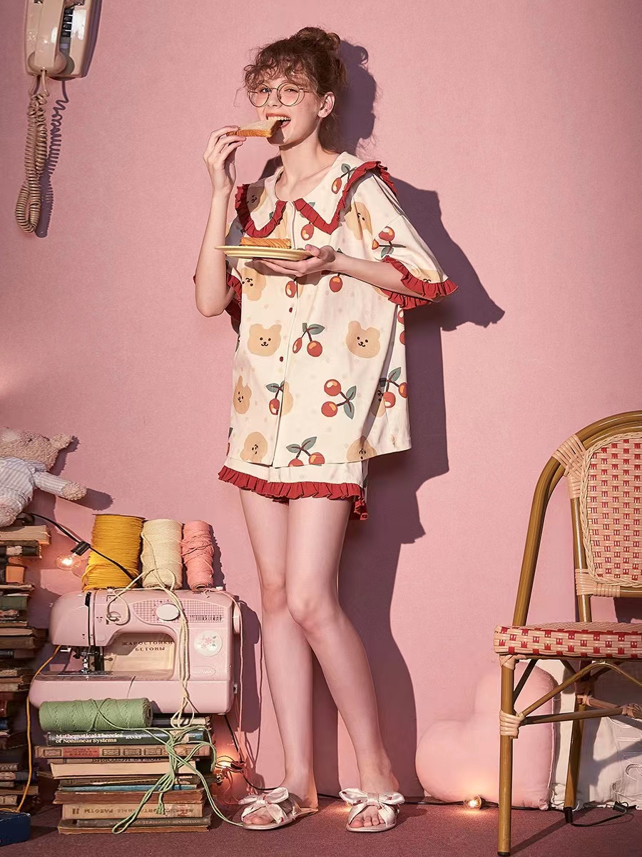 纯元！ Z品单！果K樱桃居家服 睡衣套装！