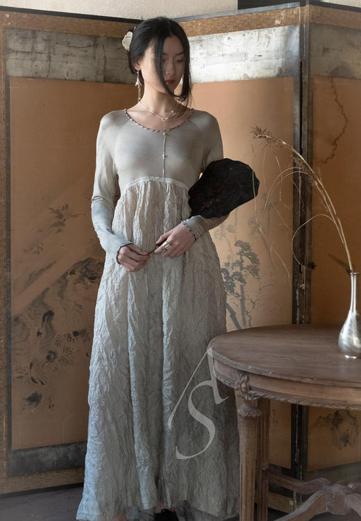 Aokinside 铃兰纯银长项链 商品图6