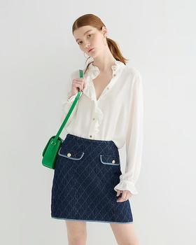 Jcrew轻奢牌 女士甜美浪漫风 雪纺衬衫 额外5折只要￥298