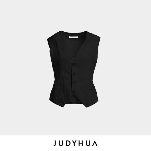 JUDYHUA 麻质极简设计款马甲 商品图1