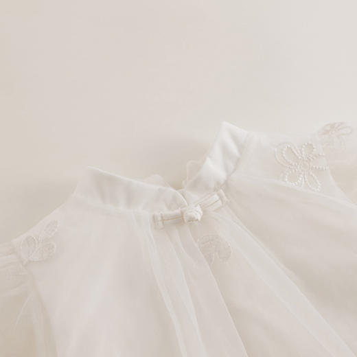 【马克珍妮 芦芙】新款夏装 中国风刺绣网纱连衣裙230725 商品图3