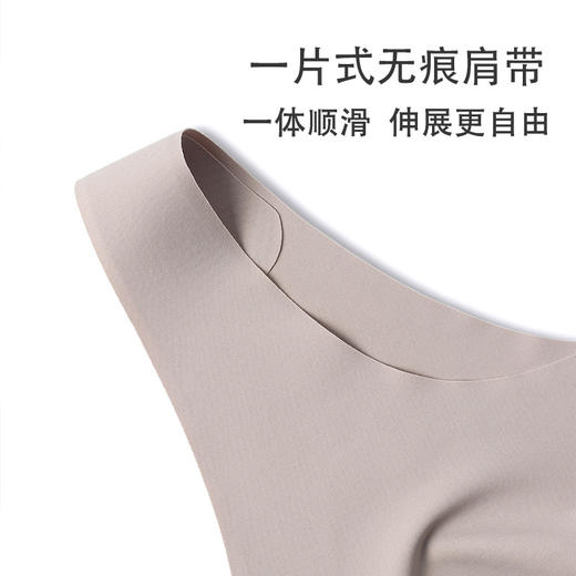 【胸罩无痕内衣女夏季薄款】小胸聚拢无钢圈运动美背女士大胸显小文胸 商品图3