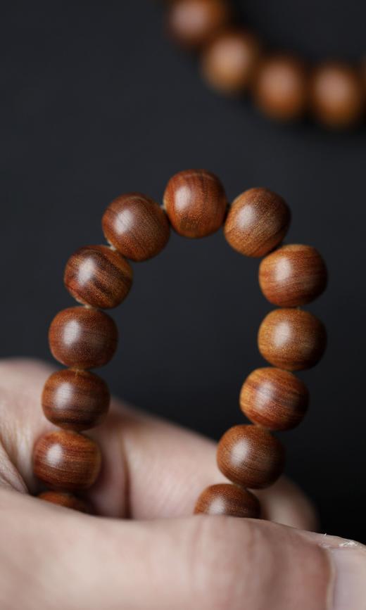 【青山特惠】10*11mm 沉水级黑肉印度迈索尔正区老山檀手串 L2 商品图5