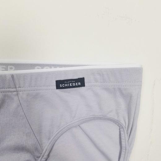 【120S 100%贡锦棉】SCHIESSER德国舒雅 铂雅男士100%贡锦棉中腰三角内短裤95/21363S 商品图1