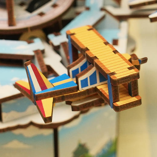 同趣 天空轨迹拼装八音盒 太空 生日礼物 商品图3