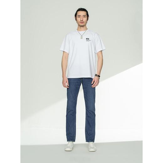 商场同款21春夏新品宽松版白色印花男短袖T恤潮流L448064DRK14 商品图2