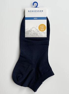 SCHIESSER 德国舒雅男士夏款抗菌除臭短筒袜35/20009K