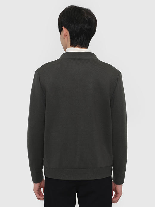 callisto绿色弹力针织夹克外套 FRFEJ035C 商品图2