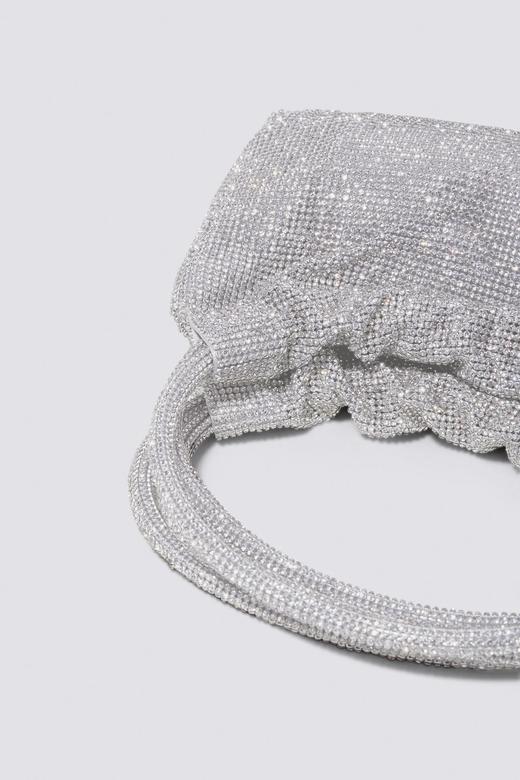 Jonathan Simkhai-ELLERIE CRYSTAL MINI BAG-Clear-乔纳森·希姆凯-女装-银色 商品图3
