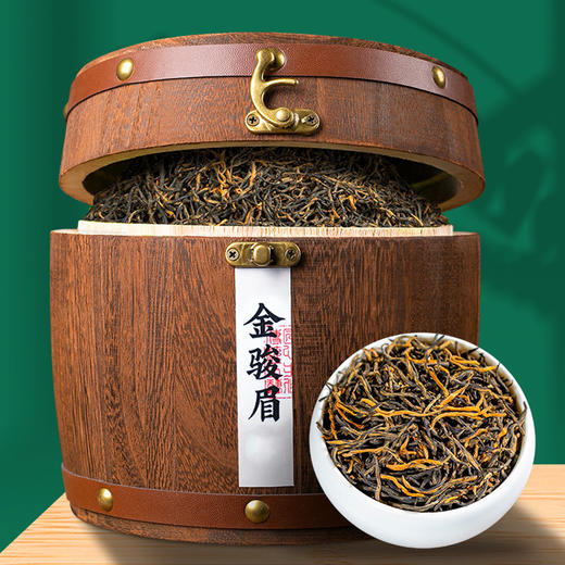 「金骏眉木桶礼盒装」红茶木桶礼盒装500g 茶叶春节送礼团购礼品茶饮 商品图0