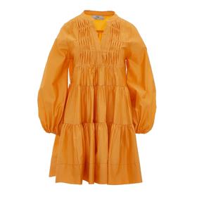 DEVOTION TWINS - Pesada Short Dress - College Orange 2296 - 女装连身裙 - 橙色