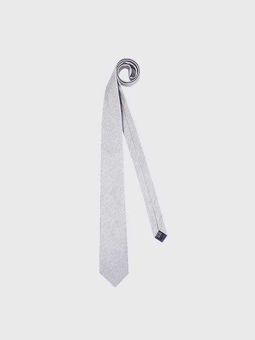 callisto灰色全桑蚕丝领带 FOCTE010GY 商品图0