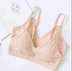 有机彩棉  吊带内衣  无钢圈设计