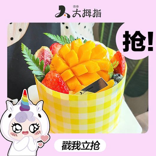 4英寸鲜果芒芒mini蛋糕 商品图0