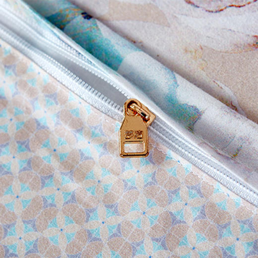 梦洁纯棉磨毛四件套：倾心花絮 商品图5