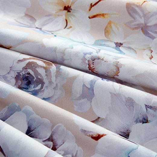 梦洁纯棉磨毛四件套：倾心花絮 商品图6