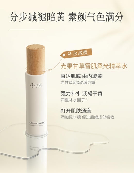 【潮品上新】谷雨 光果甘草雪肌系列  送高姿60ml精华水1瓶  26年3月17 商品图2