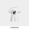 JUDYHUA 炸毛猫设计款T恤 商品缩略图3