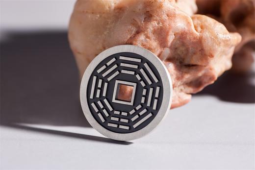 矩德泉坊 纯银手作  天官赐福背八卦（2.9厘米版）gq220300525 商品图5