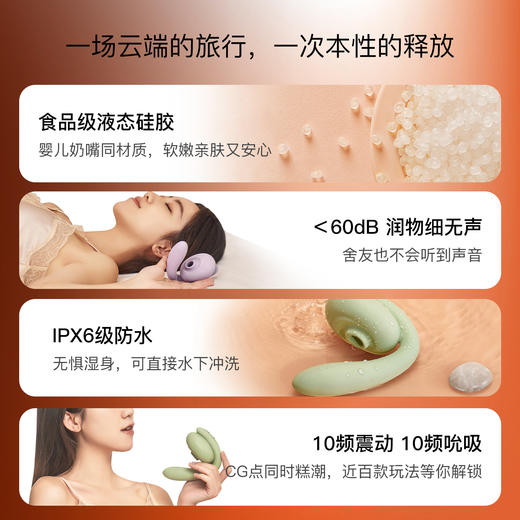 享要含豆女用舔吸震动棒 商品图2