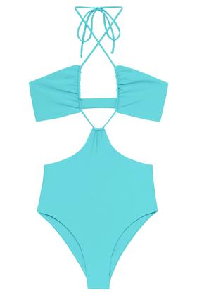 JADE Swim - Layla One Piece-AQUA - 女装连体泳衣 - 蓝绿色