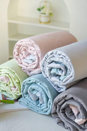 【限时抢购】【全量检品】国内一线代工 外贸出口双层纱纯棉家纺夏凉被