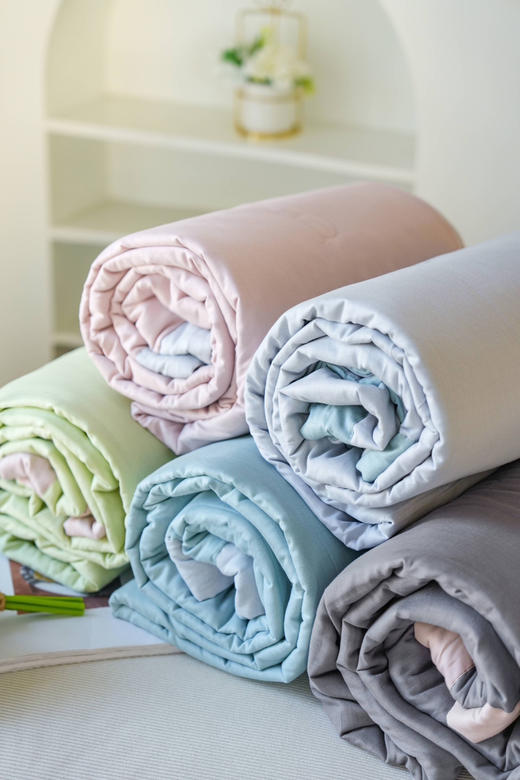 【限时抢购】【全量检品】国内一线代工 外贸出口双层纱纯棉家纺夏凉被 商品图0