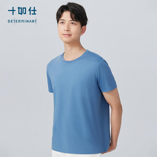 十如仕圆领吸湿速干柔软短袖T恤-T01-01 商品图1