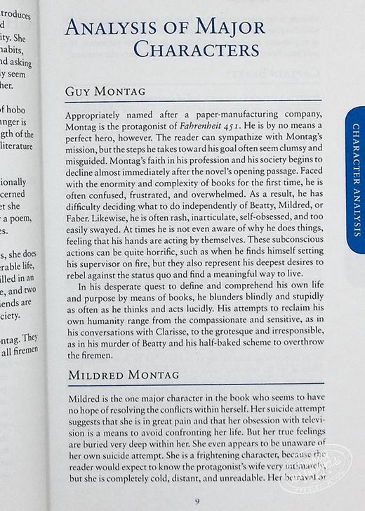 预售 【中商原版】Sparknotes 文学指南 华氏 451 度 Fahrenheit 451 英文原版 Ray D Bradbury 论文 商品图7