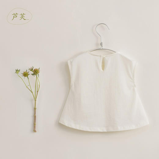 【马克珍妮 芦芙】新款夏装 女童柔软纯棉宽松背心230537 商品图2