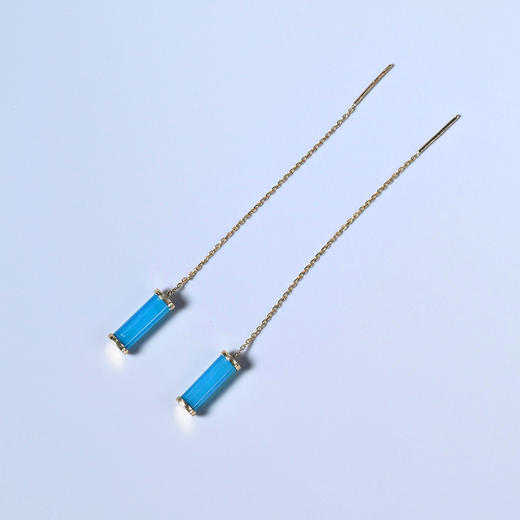 宋元琉璃簪改制耳线 商品图4