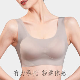 【胸罩无痕内衣女夏季薄款】小胸聚拢无钢圈运动美背女士大胸显小文胸