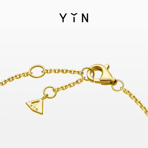 「因」系列 黄金比黑玛瑙钻石手链 商品图2