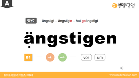 ängstigen