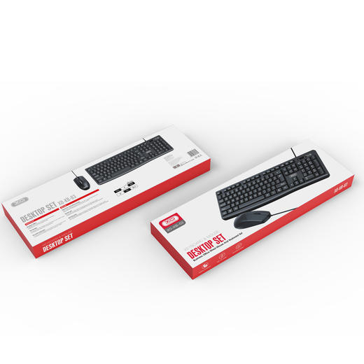 商务有线键盘鼠标套装XO-KB-03黑色 商品图6