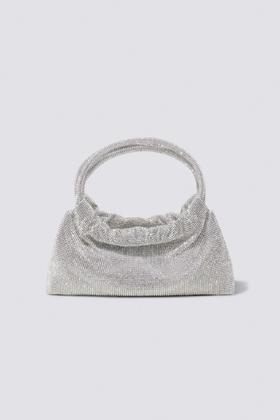 Jonathan Simkhai-ELLERIE CRYSTAL MINI BAG-Clear-乔纳森·希姆凯-女装-银色