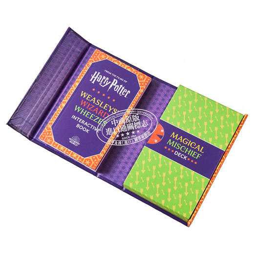 【中商原版】哈利波特  韦斯莱魔法恶作剧套装 英文原版 Harry Potter Weasley Weasley Magical Mischief Deck and Book 商品图3