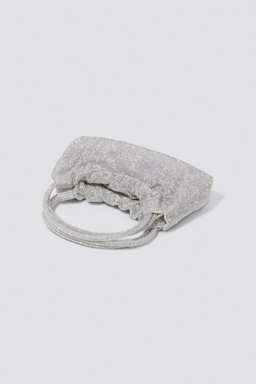 Jonathan Simkhai-ELLERIE CRYSTAL MINI BAG-Clear-乔纳森·希姆凯-女装-银色 商品图1