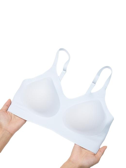 【宛如没穿内衣般舒适】高弹贴身无尺码日系乳胶舒适吊带内衣女无钢圈运动背心式文胸 商品图3