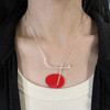 北京仓｜Joidart-MIRÓ-红色 珐琅 项链［西班牙设计师］ 商品缩略图3