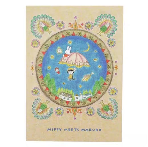 日本Squere樱桃小丸子&米菲兔合作款便签本便签贴明信片 商品图3