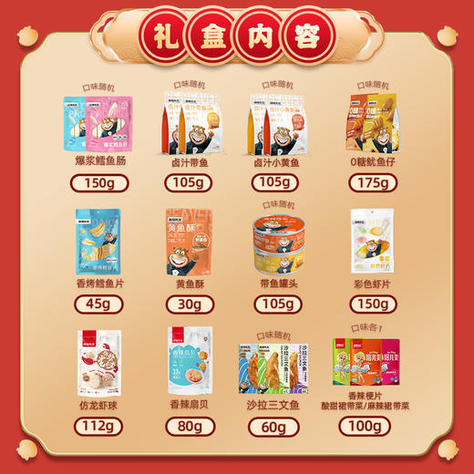 海狸先生海味休闲零食礼盒JL-S6 商品图1