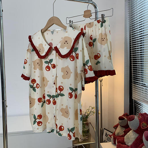 纯元！ Z品单！果K樱桃居家服 睡衣套装！ 商品图5