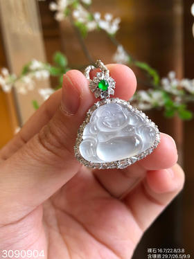 3090904，玻璃佛公吊坠。具体价格微信咨询