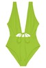 JADE Swim - Cava One Piece-LIME SHEEN - 女装连体泳衣 - 绿色 商品缩略图0